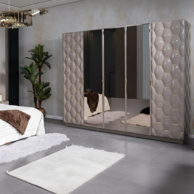 Kledingkast Kast Luxe Hout Kasten Meubels Design Luxe Nieuw Slaapkamer