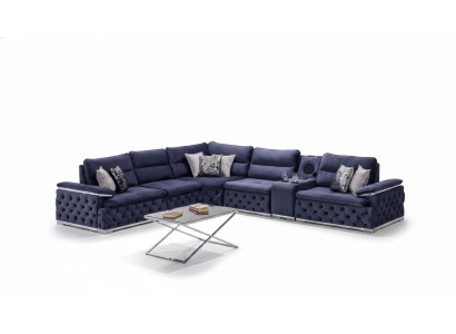 Hoekbank L-vorm Bank Chesterfield meubels Bank Design meubels Italië.