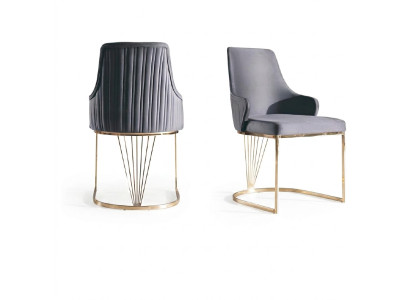 Eetkamer armstoel Italiaanse stijl gestoffeerde luxe stoel stoelen woonkamer