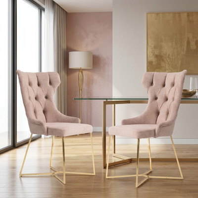 Chesterfieldstoel Set Groep 2x Fauteuil Suite Zitting Bekleding Fluweel.