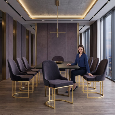 Garnituur fauteuil Nieuw 8x stoelen Stoel Bekleding Ontwerp Veranda Keuken Zit Eetkamer