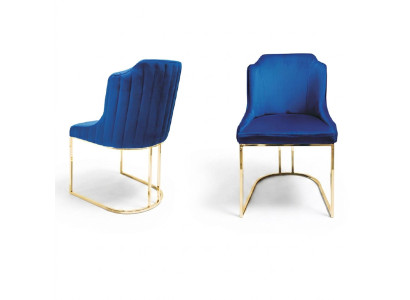Stoel Hout Armstoel Fauteuil Eetkamerstoelen Bureaustoel Blauw Keukenstoel