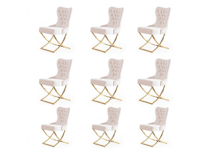 Eetkamerstoel set stoelen set compleet groep eetkamer set 8 stuks
