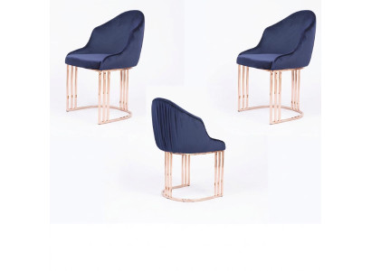 Ontwerper Lehn Zithoekstoel luxe Eetkamer 2x stoelen Bekleding Textiel