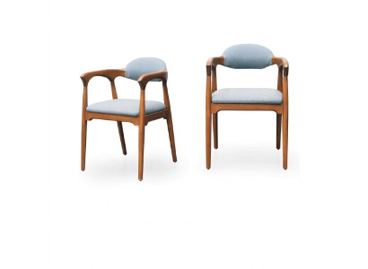 Designerstoelset eetkamer leunen gestoffeerde zitstoelen set compleet