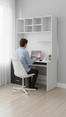 Schrijfzwarte tafel voor kantoor kinderkamer jeugdkamer tafels Nieuw hoogglans