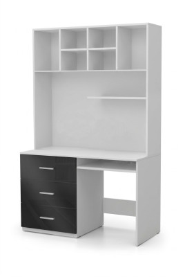 Schrijfzwarte tafel voor kantoor kinderkamer jeugdkamer tafels Nieuw hoogglans
