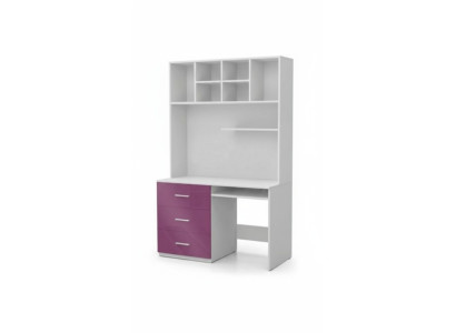 Schrijftafel hoogglans paarse tafel kantoor kinderkamer tienerkamer tafels nieuw