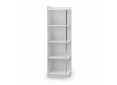 Regaal boekenkast hoekkast kast hout voor kinderkamer tienerkamer wit