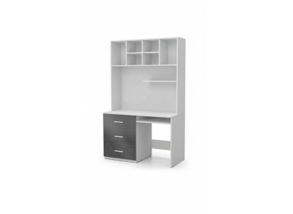 Bureau hoogglans grijs tafel kantoor kinderkamer slaapkamer tafels nieuw.
