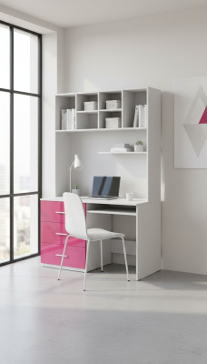 Schrijftafel Hoogglans Roze Tafel Kinderkamer Tienerkamer Meisjes Tafels Nieuw
