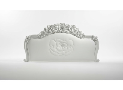 Bed Wit Slaapkamer Bedden Hout Luxe Meubels Ontwerp Klassiek Hotel Tweepersoons