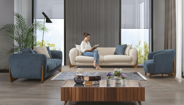 Italiaans design meubels bankstel bank meubels 3+3+1 zits