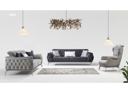 Fauteuil 1-zits Wit Fauteuil Luxe Design Elegante Meubel Italiaanse Stijl