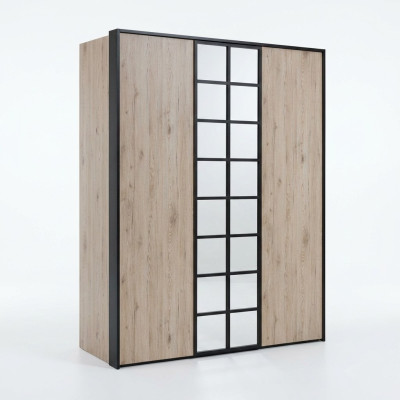 Kledingkast Bruin Hout Meubelontwerp Luxe Slaapkamermeubels Modern