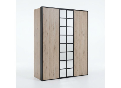 Kledingkast Bruin Hout Meubelontwerp Luxe Slaapkamermeubels Modern
