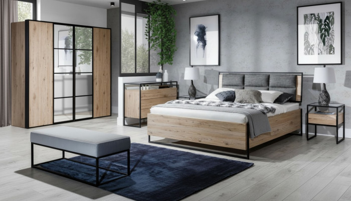 Kledingkast Bruin Hout Meubel Ontwerp Elegant Slaapkamer Modern Kast Nieuw