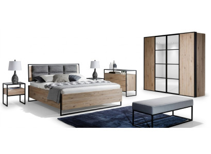 Loft dressoir Bruin hout Meubel Design Sideboard 120cm Dressoir Kast
