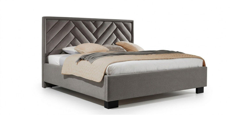 Bekleding bed meubels slaapkamerbedden taupe bruin 200x200cm fluweel