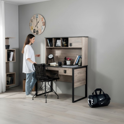 Schrijftafel Modern Hout Jeugd Kinderkamer Bruin Meubels Ontwerp Slaapkamer Nieuw