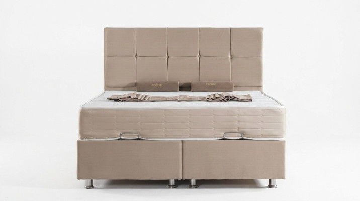 Luxe boxspring bed dubbele bedden slaapkamermeubels 120x200cm.