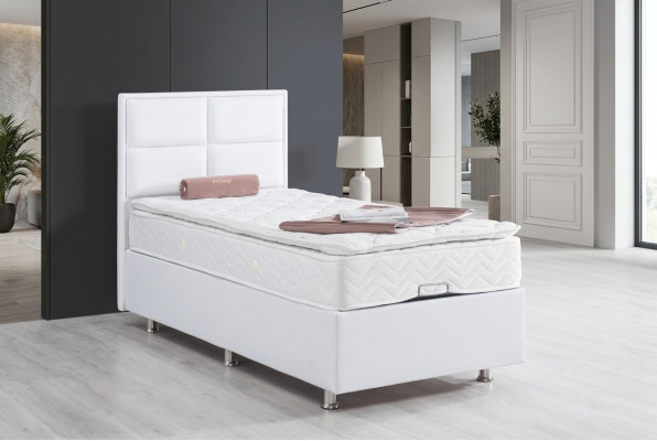 Boxspringbed eenpersoonsmeubels bedden 120x200cm met matras dubbel