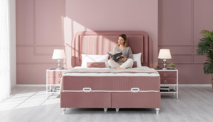Nachtkastje Roze Console Moderne Nachtkastjes Ontwerp Nachtkastjes 1x