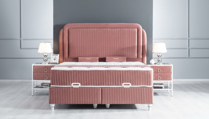 Nachtkastje Roze Console Moderne Nachtkastjes Ontwerp Nachtkastjes 1x