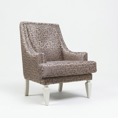 Bruine woonkamer fauteuil Ontwerper hotelstoel Lounge meubilair met één zitplaats