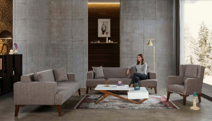 Luxe bankstel 3+3+1 bank bankstel gestoffeerde meubels in de woonkamer
