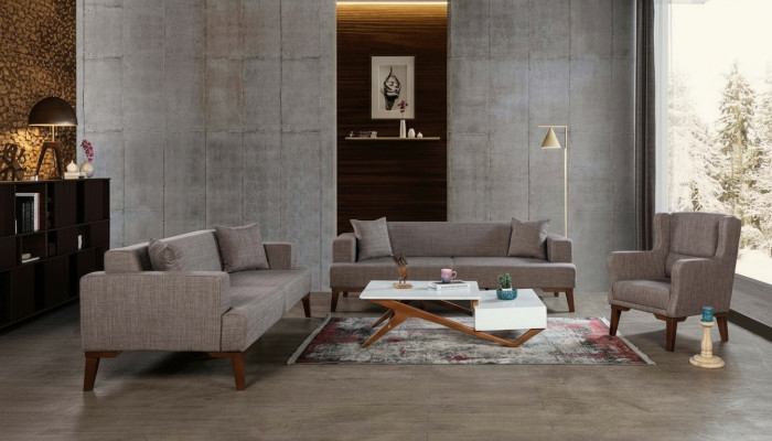 Luxe bankstel 3+3+1 bank bankstel gestoffeerde meubels in de woonkamer