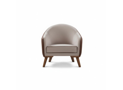 Fauteuil Eenpersoons Stof Woonkamer Lounge Design Meubels Kleur Grijs