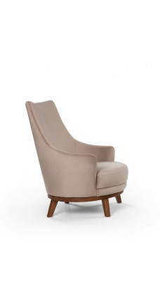 Fauteuil Bekleding Meubels Woonkamer Eenpersoons Relax Textiel Lounge Fauteuil Beige