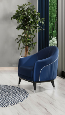 Luxe fauteuil 1-zits woonkamer stof polyester stijl modern design