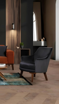 Ontwerp woonkamer fauteuil 1-zits Modern stof Polyester Kleur Grijs