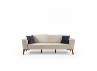 Woonkamer Bankstel Ontwerp Driezits Modern Bankstel Beige Meubels Bekleding - Woonkamer Bankstel Ontwerp Driezits Modern Bankstel Beige Meubels Bekleding