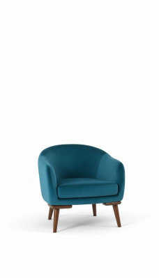 Luxe fauteuil 1-zits ontwerper fauteuil gestoffeerd textiel
