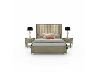 Bed kussen design luxe tweepersoonsbedden slaapkamer hout Croco stijl design nieuw