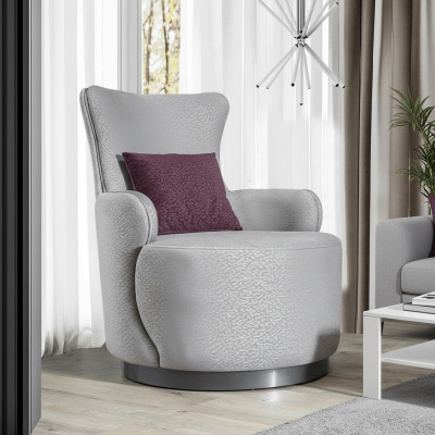 Ronde fauteuil bank bank ontspannen eenzitter gestoffeerde meubels inrichting