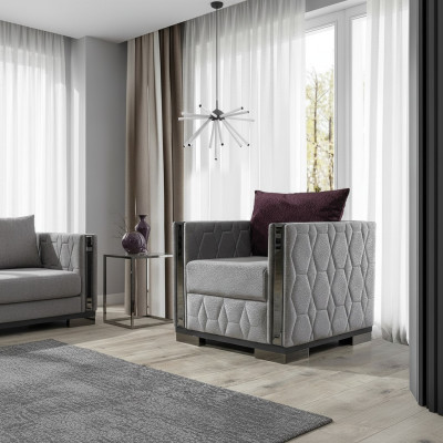 Fauteuil Eenpersoons meubels Woonkamer Bank Bank Ontspanning Spiegel Elementen