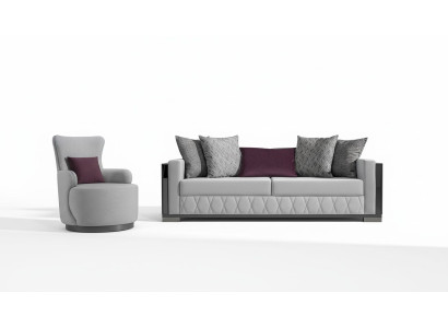 Moderne luxe bankstel bankstel banken fauteuils 3+1 zits stof design