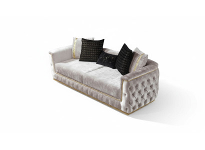 Driepersoons luxe bankstel 3-zitsbank Designbank Meubels Nieuw Beige