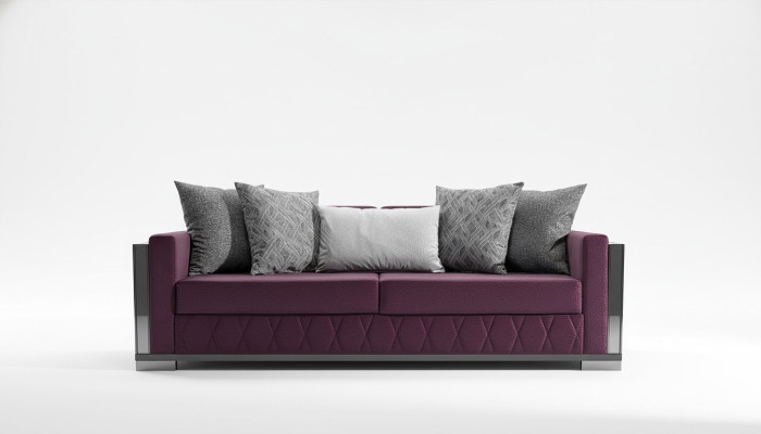 Moderne bank Banken Ontwerp Bank Driezitsbank Zit Burgundy bank 3-zitsbank