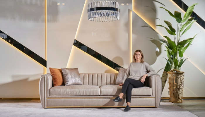 Luxe driezits bank 3-zitsbanken Modern designmeubilair Nieuw