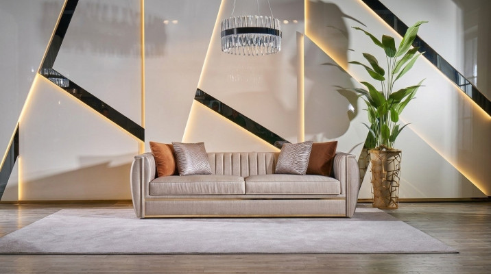 Luxe driezits bank 3-zitsbanken Modern designmeubilair Nieuw