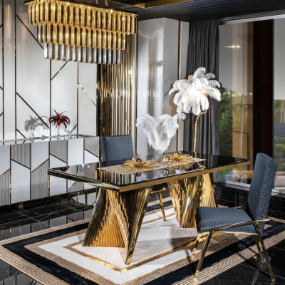 Compleet eetkamertafel eetkamerset tafel 4x stoel tafels eetgroep