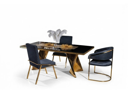 Eetkamerset set garnituur stoel tafel 4 stoelen groep 5-delig groep meubels