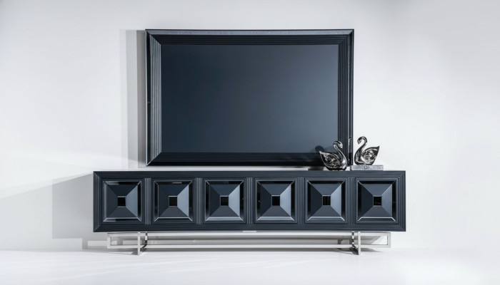 Woonkamer tv-meubel tv-standaard kast lage tv-tafel nieuw zwart --> Woonkamer tv-meubel tv-standaard kast lage tv-tafel nieuw zwart