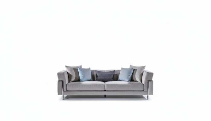 Sofa set 3+3+1 dressoir spiegel salontafel zitbank set design