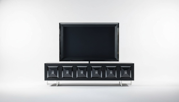 Zet TV-standaard, fauteuil, salontafel, bijzettafel, woonkamer 5-delig grijs nieuw.